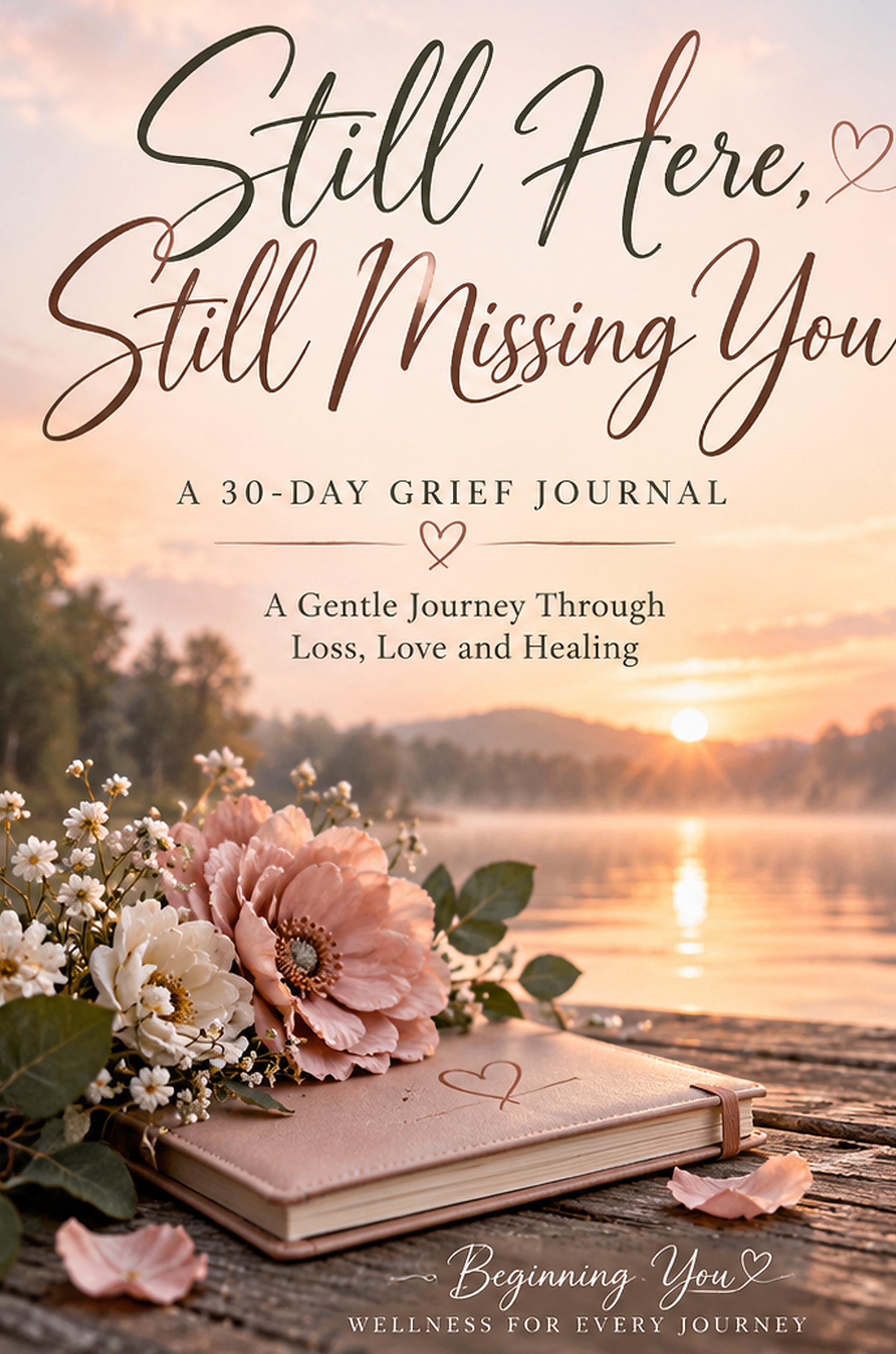 Still Here, Still Missing You grief journal front cover